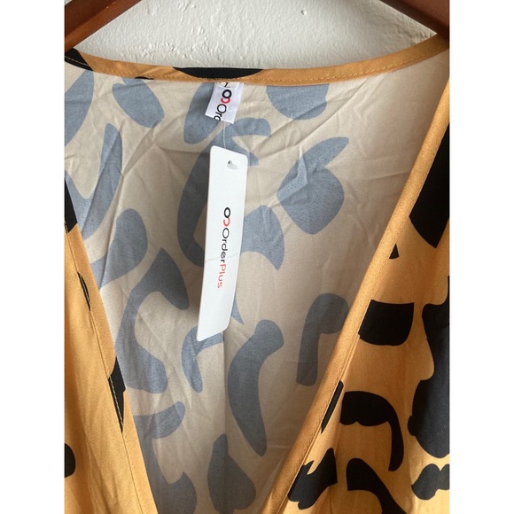 🌀NWT Yellow and black Maxi Dress - Picture 8 of 14